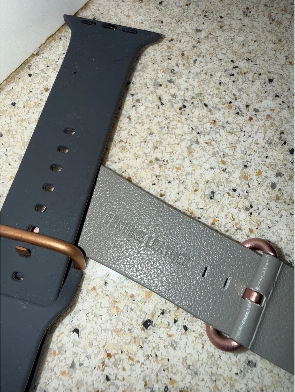 2 WATCH bands leather bundle deal women’s mens workout daily